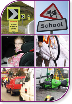 Road safety montage